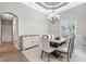 Bright dining room with chandelier and buffet at 3414 Graycliff Ln, Brandon, FL 33511