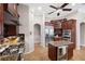 Large kitchen with stainless steel appliances and granite countertops at 3414 Graycliff Ln, Brandon, FL 33511