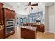 Spacious kitchen with stainless steel appliances and granite countertops at 3414 Graycliff Ln, Brandon, FL 33511