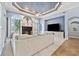 Spacious living room with high ceilings, fireplace and plenty of natural light at 3414 Graycliff Ln, Brandon, FL 33511