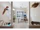 Home office with window and built-in shelving at 3414 Graycliff Ln, Brandon, FL 33511