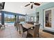 Covered patio with outdoor dining and seating at 3414 Graycliff Ln, Brandon, FL 33511
