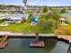 Property features private dock access and waterfront views at 4430 Floramar Ter, New Port Richey, FL 34652