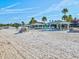 Beachfront gazebos and picnic tables at 4430 Floramar Ter, New Port Richey, FL 34652