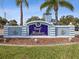 Gulf Harbors deed restricted community sign at 4430 Floramar Ter, New Port Richey, FL 34652