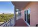 Private balcony offering scenic views of the surrounding area at 4516 Seagull Dr # 417, New Port Richey, FL 34652