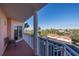 Balcony overlooking the parking lot and neighborhood at 4516 Seagull Dr # 417, New Port Richey, FL 34652