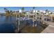 Private boat lift available at the community at 4516 Seagull Dr # 417, New Port Richey, FL 34652