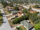 Aerial view showcasing the property's location in a residential neighborhood at 4527 Goldcoast Ave, Spring Hill, FL 34609