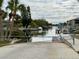 Scenic view of a residential canal with private boat ramp at 4620 Bay Blvd # 1158, Port Richey, FL 34668