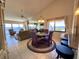 Bright dining area with water view and seating for four at 4620 Bay Blvd # 1158, Port Richey, FL 34668