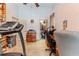 Spacious home office with closet, wood floors, and a dedicated workspace at 5286 Hamlet Cir, Spring Hill, FL 34606