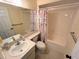 Bathroom with shower, toilet and sink vanity at 5434 Chad Pl # 20, New Port Richey, FL 34652