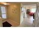Bright entryway with view into living room at 5434 Chad Pl # 20, New Port Richey, FL 34652