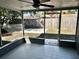 Screened porch overlooking backyard with patio at 7207 Nova Scotia Dr, Port Richey, FL 34668
