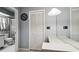 Clean bathroom with a toilet, sink, and shower at 8446 Braganza St, Spring Hill, FL 34608