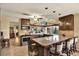 Updated kitchen featuring granite countertops and stainless steel appliances at 8809 Shoemaker Ln, Hudson, FL 34667