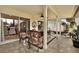 Spacious screened porch, perfect for outdoor dining and relaxation at 8809 Shoemaker Ln, Hudson, FL 34667