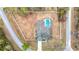 House with pool and large lot visible from above at 12312 Millington Ave, Weeki Wachee, FL 34614