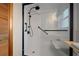 Large walk-in shower with a built-in seat at 1318 Altoona Ave, Spring Hill, FL 34609
