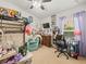 Bedroom with bunk bed, dresser, and workspace at 14284 Finsbury Dr, Spring Hill, FL 34609