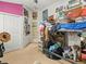 Bedroom with bunk bed and multiple storage options at 14284 Finsbury Dr, Spring Hill, FL 34609