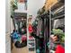 Large walk-in closet with shelving and hanging rods for ample storage at 14284 Finsbury Dr, Spring Hill, FL 34609