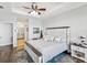 King bedroom with ensuite bathroom and ocean views at 2013 Gulfview Dr, Holiday, FL 34691