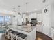 Modern kitchen featuring granite countertops and stainless steel appliances at 2013 Gulfview Dr, Holiday, FL 34691