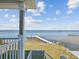 View from porch of the private dock and calm waters at 2013 Gulfview Dr, Holiday, FL 34691