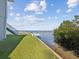 Waterfront property with private dock and stairs at 2013 Gulfview Dr, Holiday, FL 34691