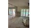 Renovation project: Living room with pool view, currently under construction at 3039 Sandpiper Ct, Clearwater, FL 33762