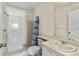 Clean bathroom with shower and tub at 3820 59Th W Ave # 3820, Bradenton, FL 34210