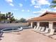Community hot tub and lounge chairs at 3820 59Th W Ave # 3820, Bradenton, FL 34210