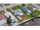 Property view from above showing backyard and pool at 4424 Floramar Ter, New Port Richey, FL 34652