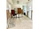 A kitchen undergoing renovation with exposed framing and plumbing at 4424 Floramar Ter, New Port Richey, FL 34652