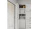 Stackable washer and dryer in a convenient closet at 6428 Gloria Dr # 26, New Port Richey, FL 34653