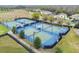 Well-maintained tennis and basketball courts for residents' enjoyment at 8424 Bluevine Sky Dr, Land O Lakes, FL 34637