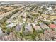 Aerial view showing the house's location within a larger community at 8831 Bel Meadow Way, Trinity, FL 34655