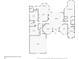 One-story home floor plan featuring multiple bedrooms, a kitchen, and a living area at 9090 Alexandria Dr, Weeki Wachee, FL 34613