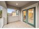 Private balcony with view of neighboring houses at 9323 Bella Vita Cir, Land O Lakes, FL 34637