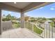 Spacious balcony with neighborhood view at 9323 Bella Vita Cir, Land O Lakes, FL 34637
