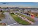 Aerial view of community center and parking lot at 9323 Bella Vita Cir, Land O Lakes, FL 34637