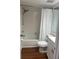 Clean bathroom with shower/tub combo and white vanity at 108 Lakeside Dr, Oldsmar, FL 34677