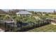 Community garden with raised beds and a covered pavilion at 18879 Sailors Delight Pass, Land O Lakes, FL 34638