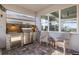 Outdoor kitchen with granite countertops and stainless steel appliances at 18879 Sailors Delight Pass, Land O Lakes, FL 34638