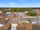 Aerial view showcasing the house and surrounding neighborhood at 4372 Odin St, Spring Hill, FL 34608