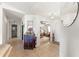 Home entryway with tile floors and a view into the living room at 4372 Odin St, Spring Hill, FL 34608