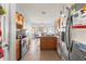 Spacious kitchen with an island and a breakfast nook at 4372 Odin St, Spring Hill, FL 34608