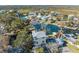 Aerial view of waterfront home and community at 5287 Tuna Ln, Weeki Wachee, FL 34607
